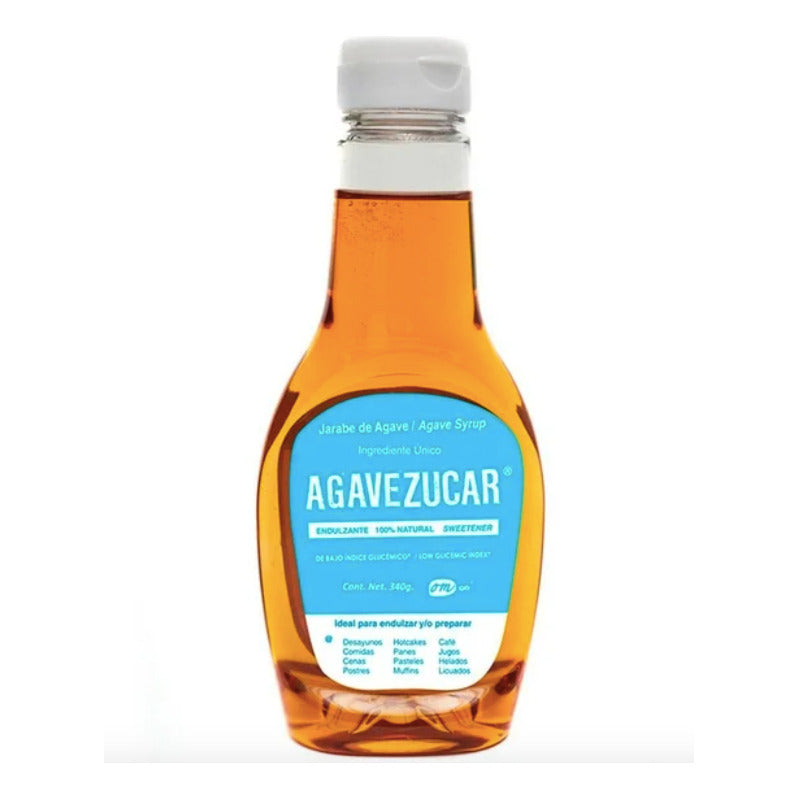 Jarabe De Agave Agavezucar Líquido 6 Piezas De 340gr