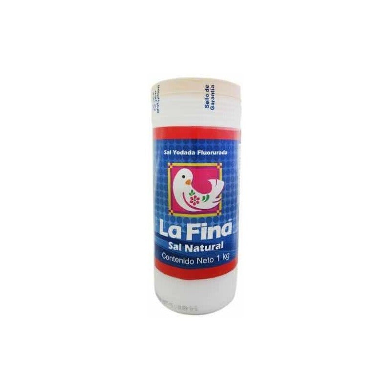 Sal De Mesa La Fina Natural 3 Piezas 1 Kg Ts