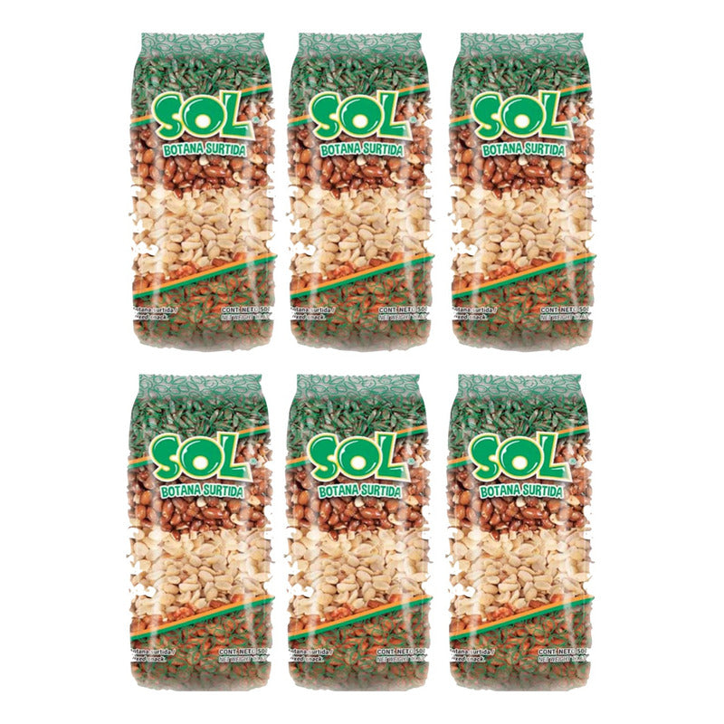 Botanas Sol Botana Surtida 1kg (6pzas)