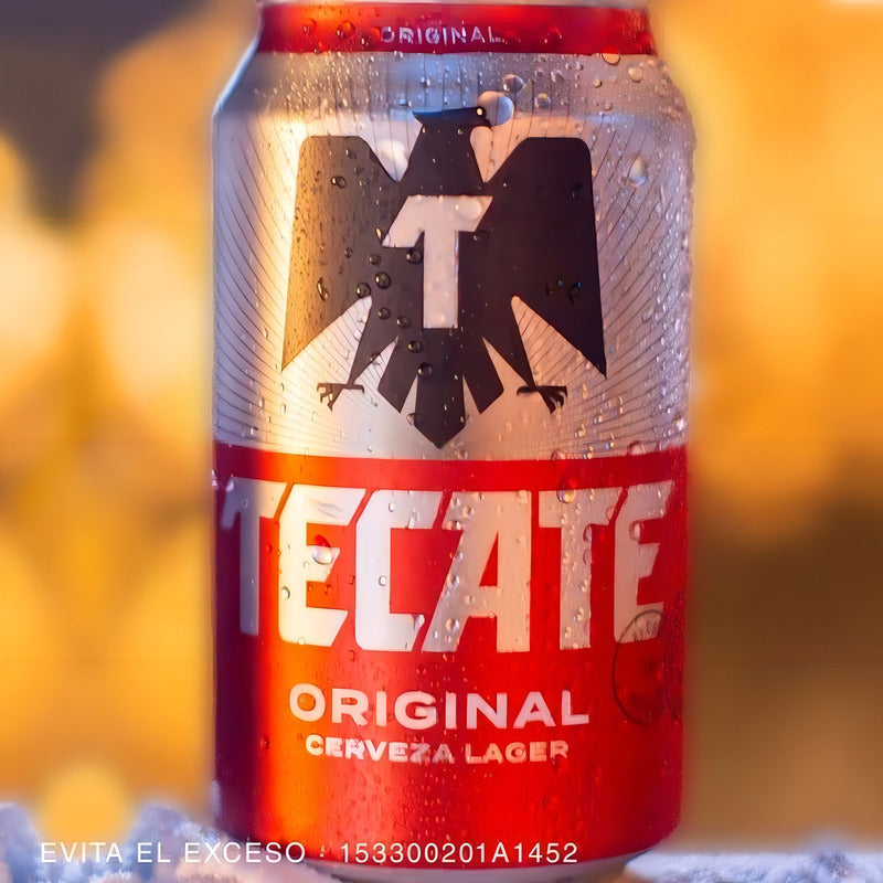 Cerveza Tecate Pilsner Dorada 355 Ml Pack 18 Latas