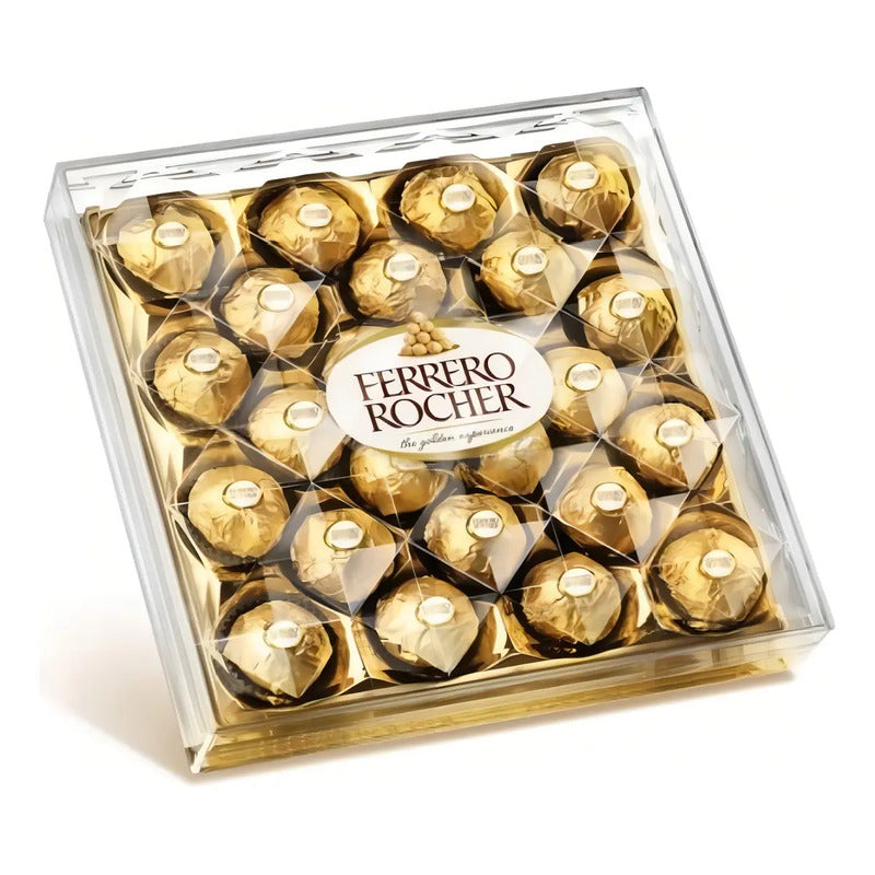 Ferrero Rocher Bombón Chocolate Avellana 300g Pack 24 Piezas