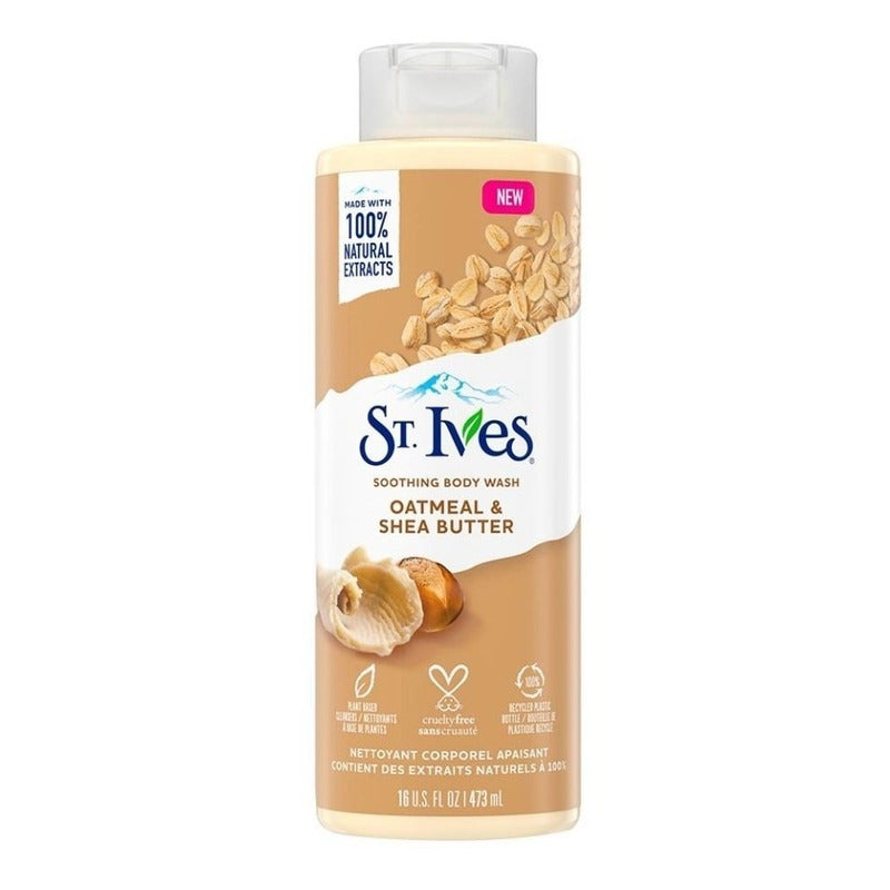 Jabón St Ives Gel De Avena Y Manteca De Karite 473ml 3pz Ipg