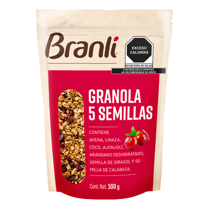 Granola Branli Sin Azúcar 5 Semillas 300g