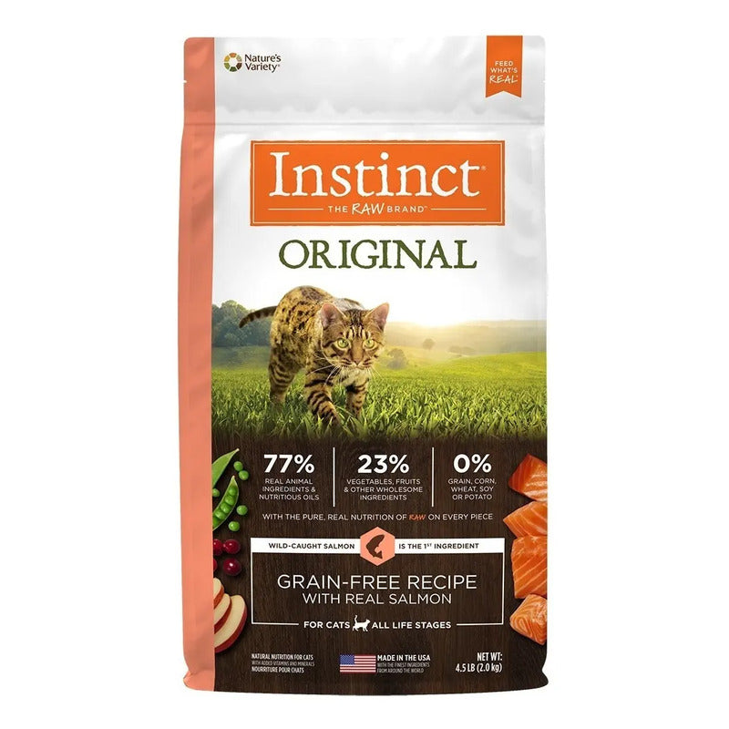 Croquetas Instinct Salmon 2 Kg Para Gatos