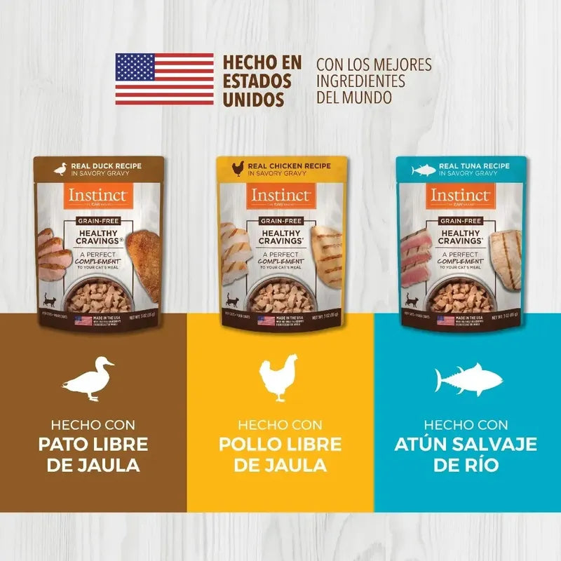 Alimento Healthy Cravings Para Gato, Pack 12 Sobres De 85 G