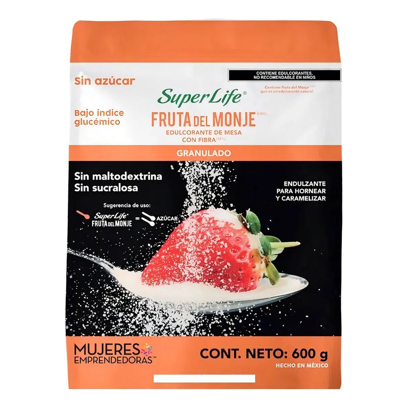 Endulzante Super Life Fruta Del Monje 600 G Granulado