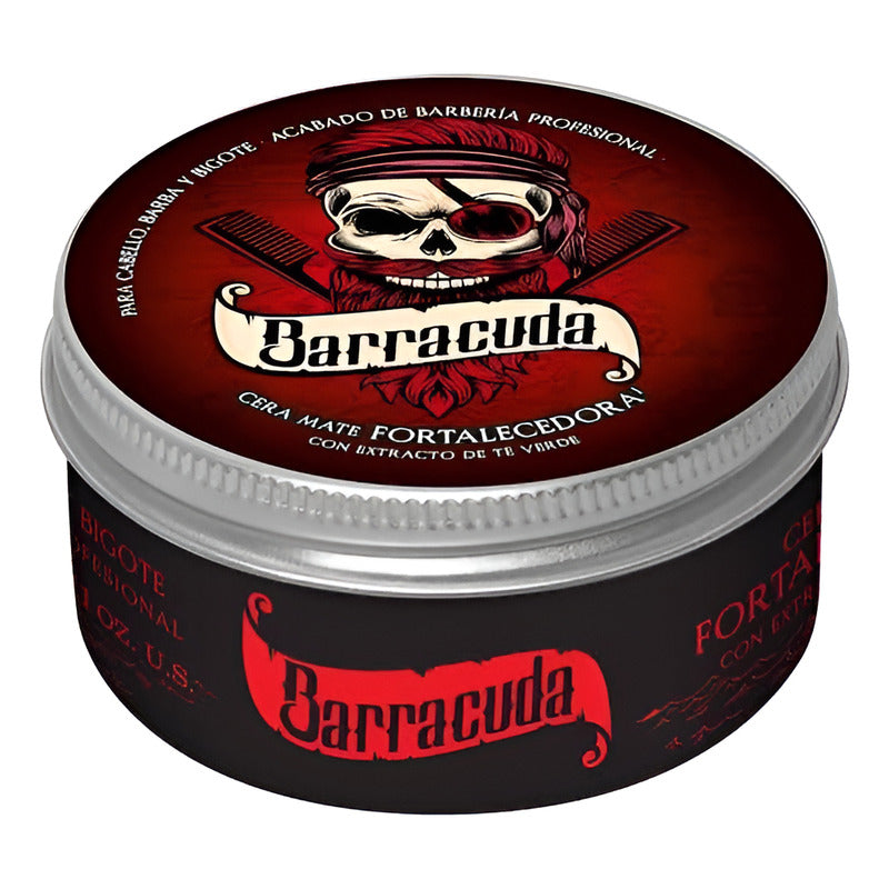 Cera Para Cabello Y Barba Mate Barracuda (3piezas)