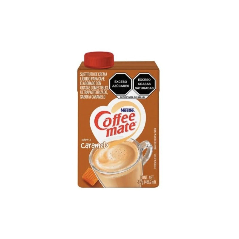 Crema Para Café Coffee Mate Líquido Sabo Caramelo 530m 24pza