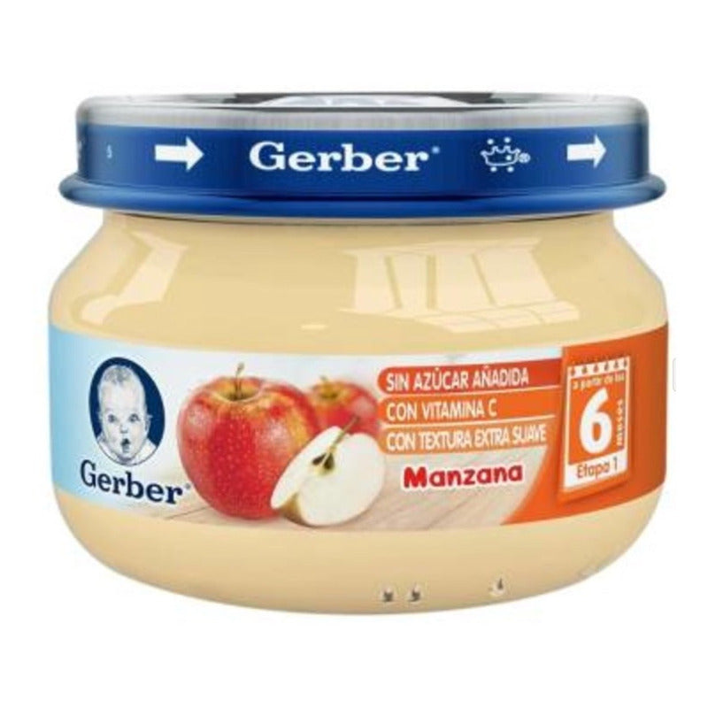 Papilla Gerber Etapa 1 Varios Sabores 6 Pzas De 71 G C/u Ij