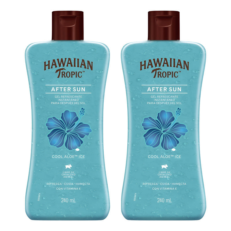 Aftersun Hawaiian Tropic Gel Aloe Vera 2 Piezas De 240ml