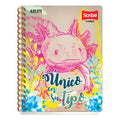 Cuad Prof Scribe Espiral Doble Ecológic Raya 100hoja (4pzs) Multicolor