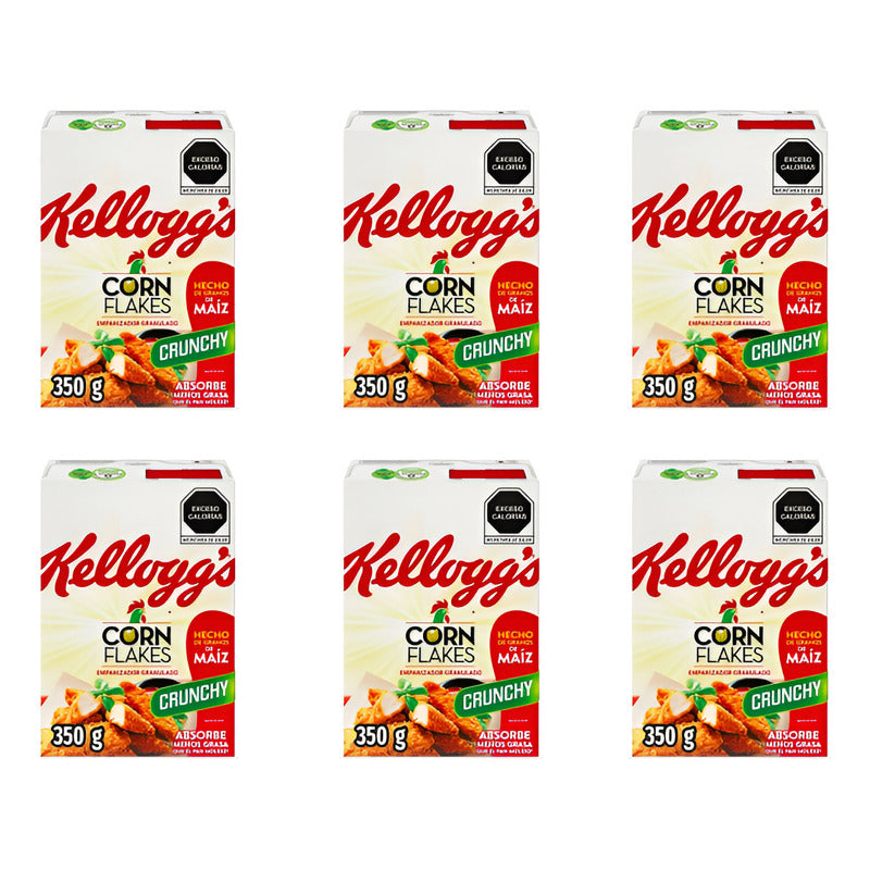 Empanizador Crunchy Kellogg's Corn Flakes 6 Piezas De 350gr