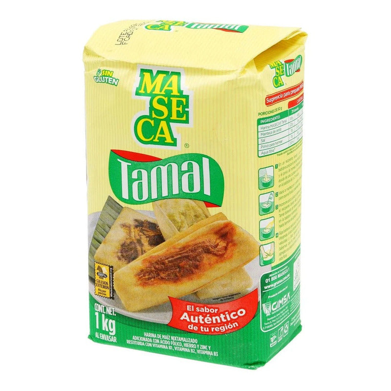 Harina De Maiz Para Tamal Maseca 1 Kg 10 Pack Ipg