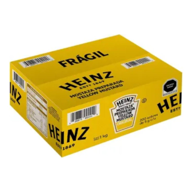 Mostaza Heinz 200 Pzas De 5 G C/u