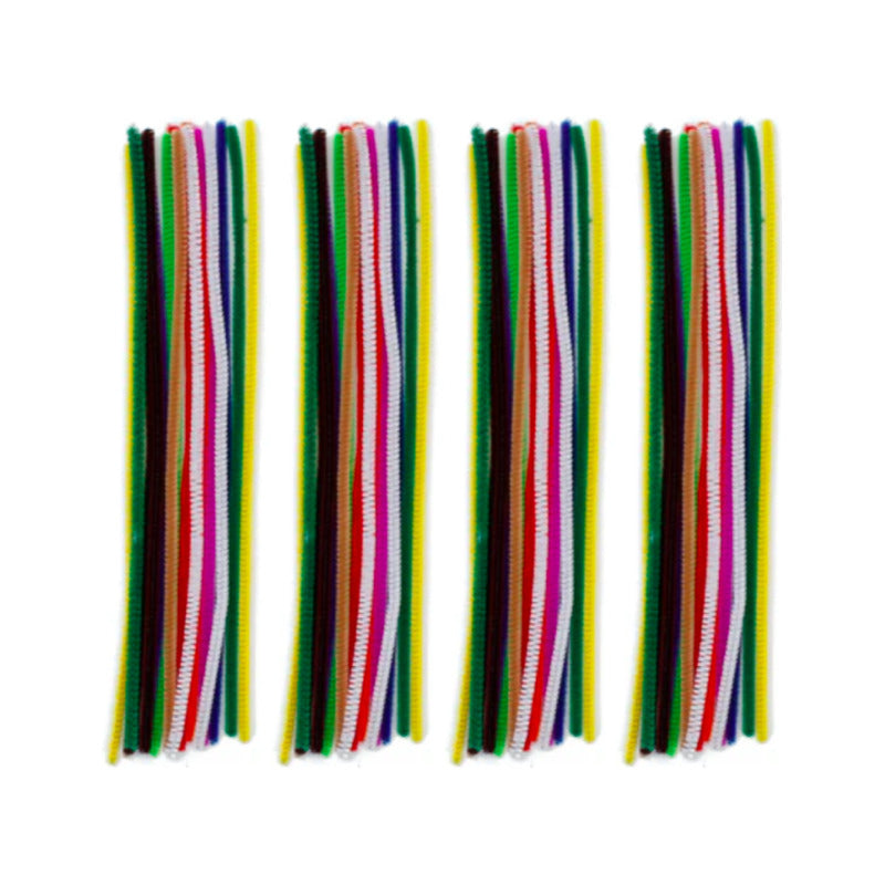 Limpia Pipas Natural Surtido Multicolor De 30cm 45pz
