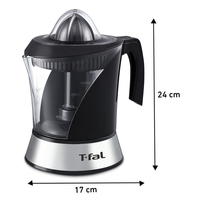 Exprimidor De Cítricos T-fal Power Press 1l 40w Negro