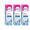 Crema Depilatoria Veet Corporal Piel Sensible 100ml 3 Piezas