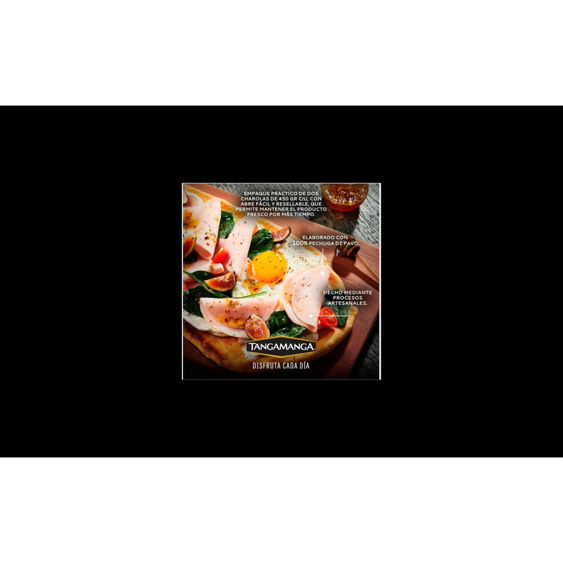 Pechuga De Pavo Natural Tangamanga 900g Bolsa