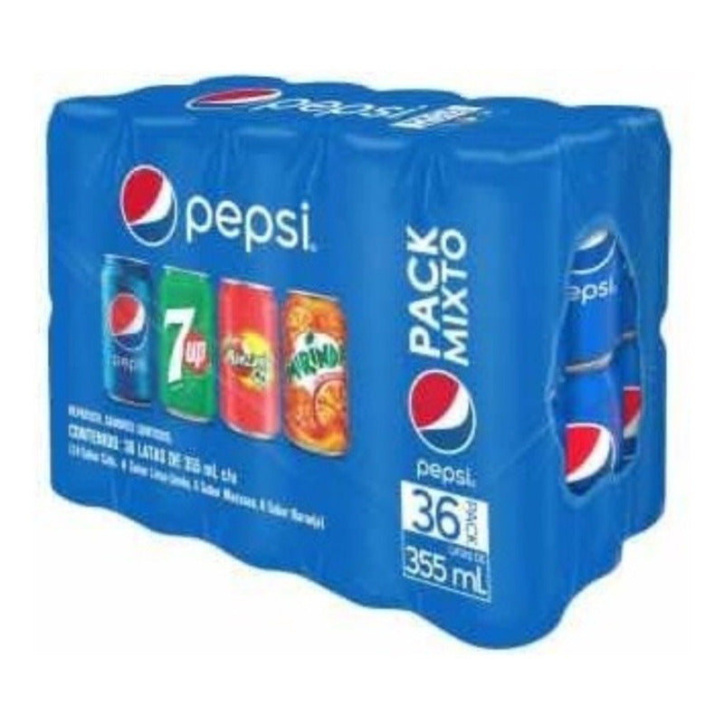 Refresco Pepsi Mix De 355ml (36piezas)