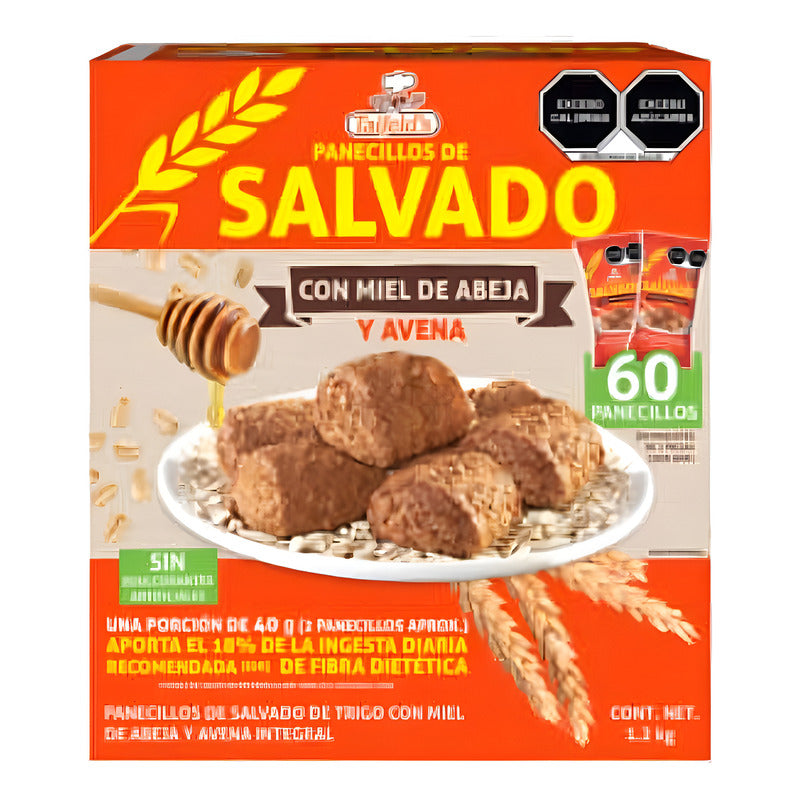 Panecillos Taifeld's De Salvado Con Miel Y Avena 1.2 Kg