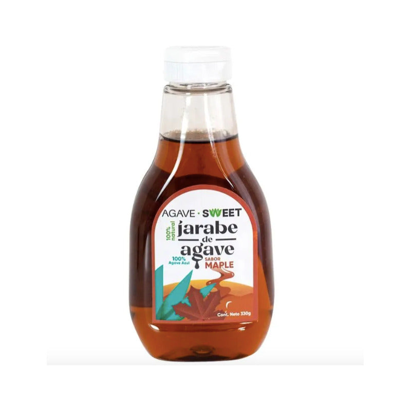 Jarabe De Agave Sabor Maple Agave Sweet 1 Pieza De 330gr