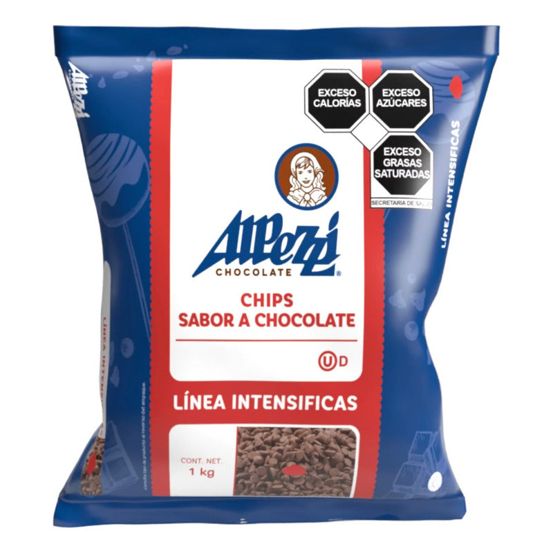 Alpezzi Chips Chocolate Lácteo 1kg