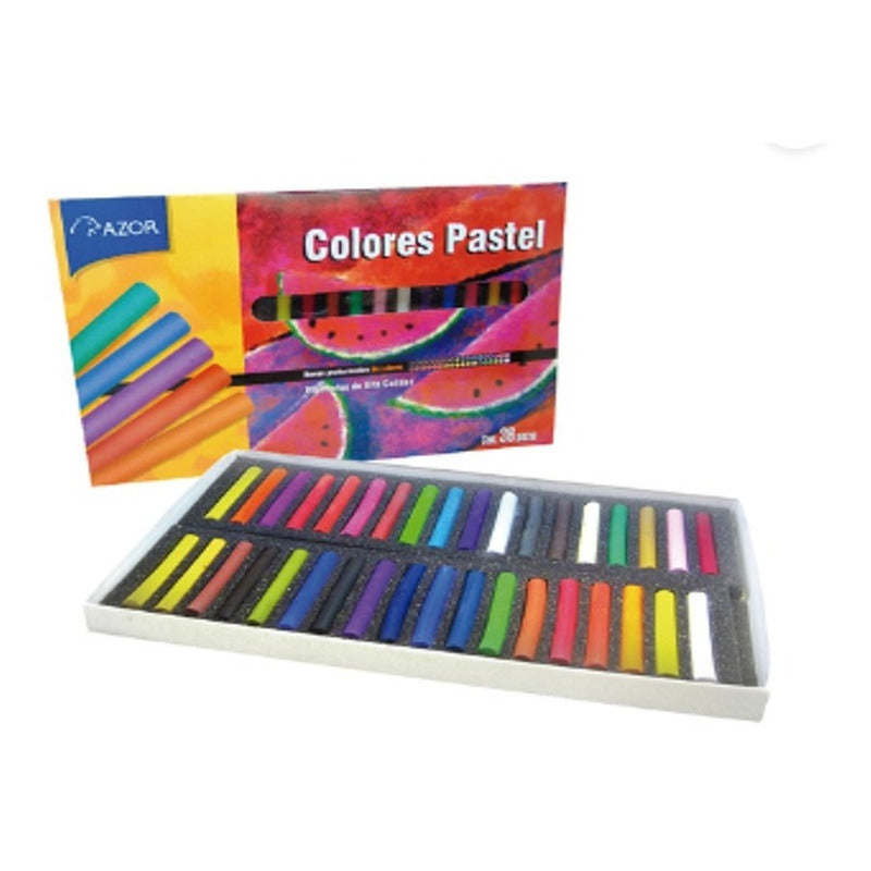 Pint Stafford Pastel Gis Color Surtido Estuche 36 Pz