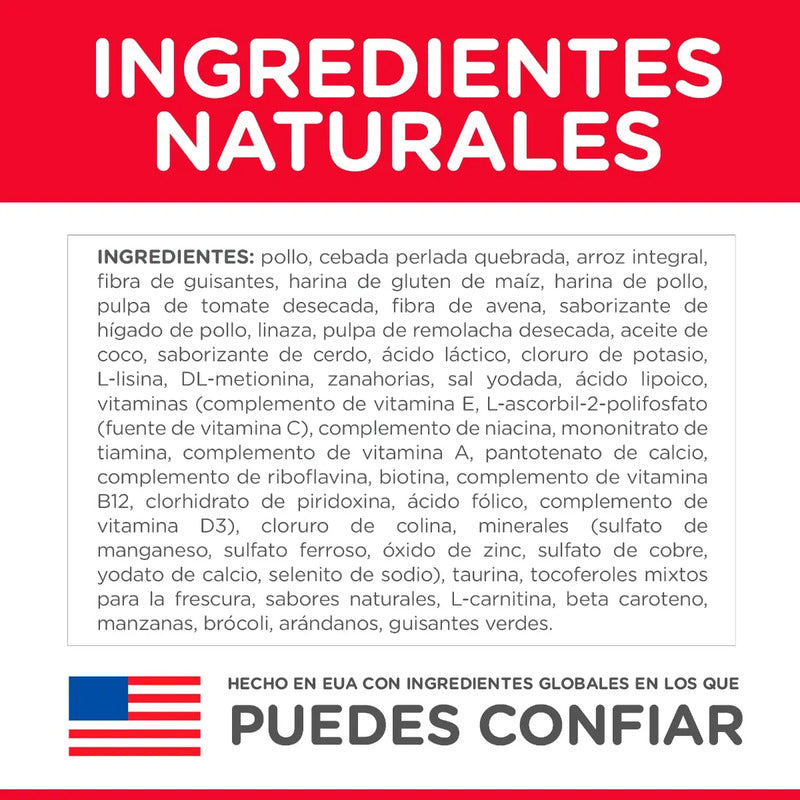 Alimento Seco Hill's Science Diet Para Perro Adulto Control De Peso Con Sabor A Pollo, 11.3 Kg