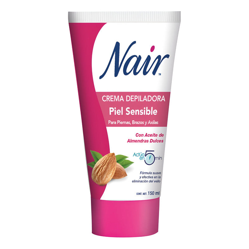 Crema Depiladora Nair Piel Sensible Piel Delicada 150ml Delicadas Y Sensibles