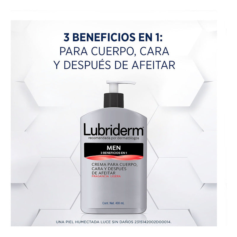 Crema Corporal Men 400 Ml Lubriderm®