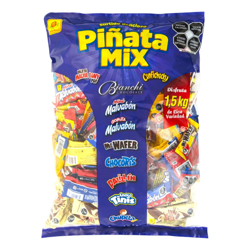 Piñata Mix Bolsa Con 1.5 Kg Con Dulces De La Rosa