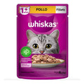 Alimento  Whiskas Adulto Fillets Pollo 85gr (12 Sobres)