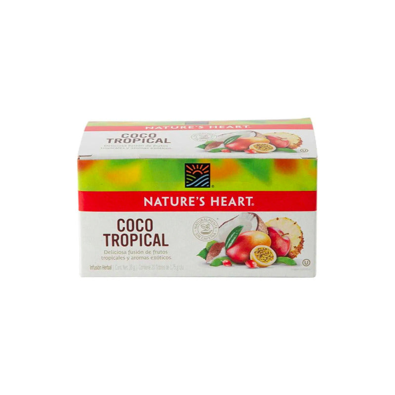 Té Nature's Heart Coconut Tropical 35g