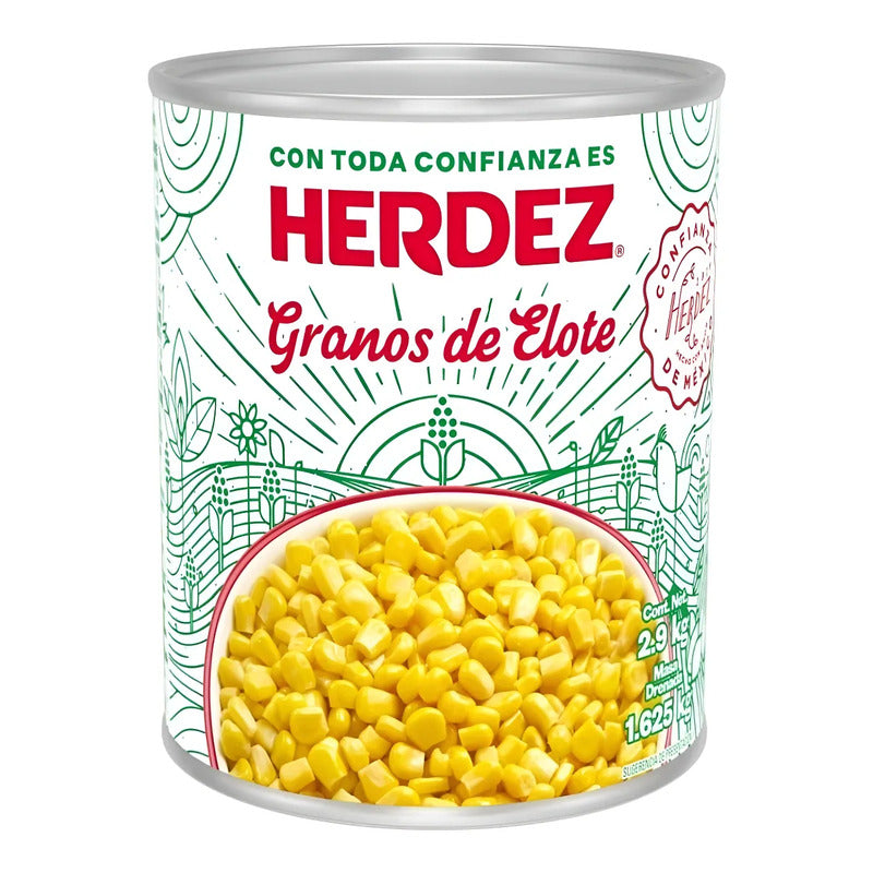 Granos De Elote Herdez Lata De 2.9 Kg
