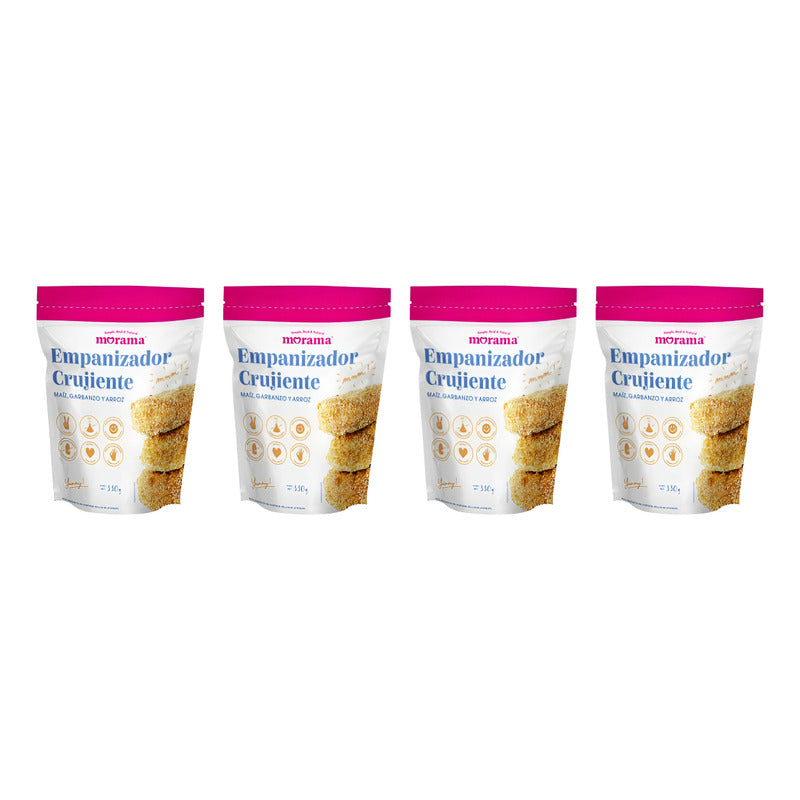 Empanizador Morama De Maíz, Garbanzo, Arroz 4 Pzs De 330gr