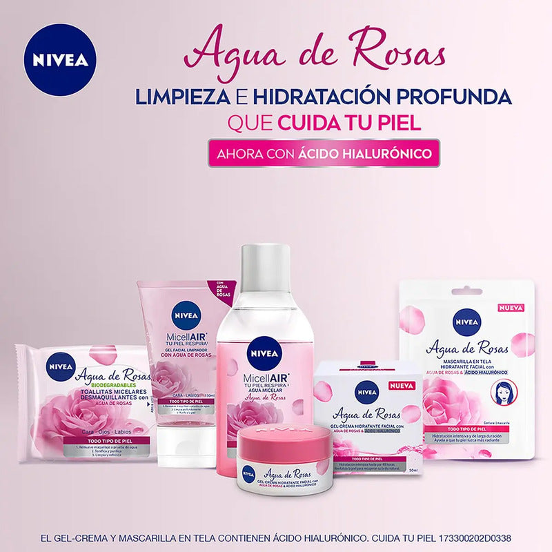 Nivea Agua Micelar Agua De Rosas, 400 Ml