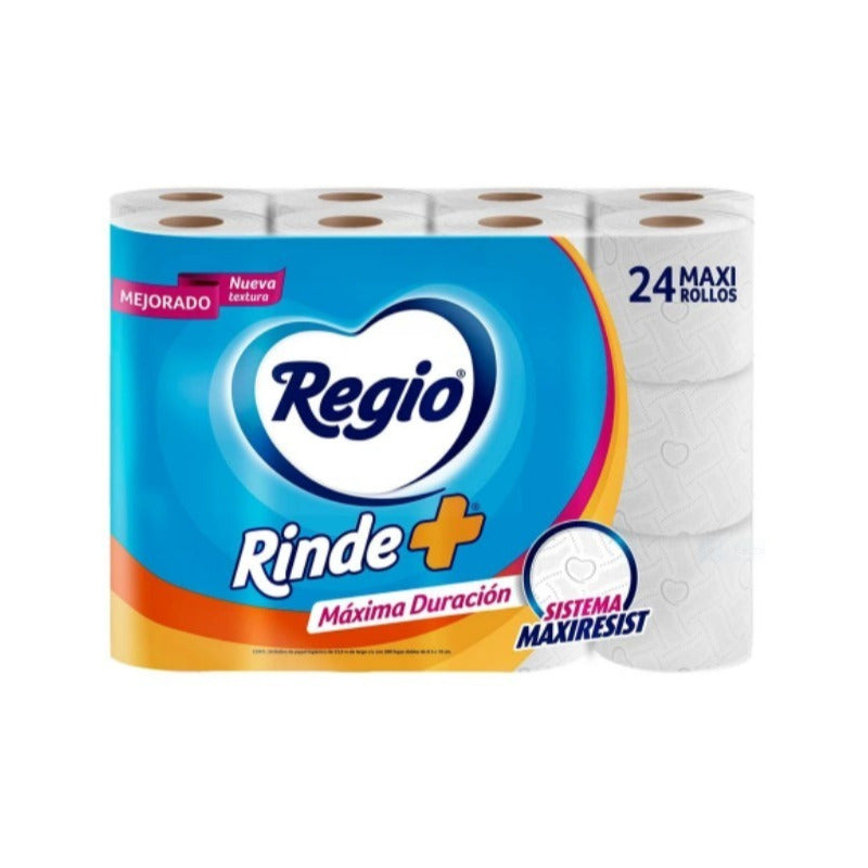 Papel Higiénico Regio Rinde + 24 Maxi Rollos