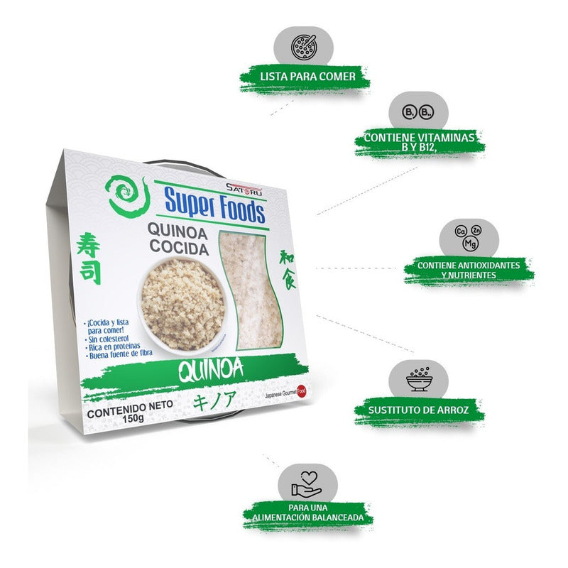 Quinoa Cocida Satoru Super Foods 150g