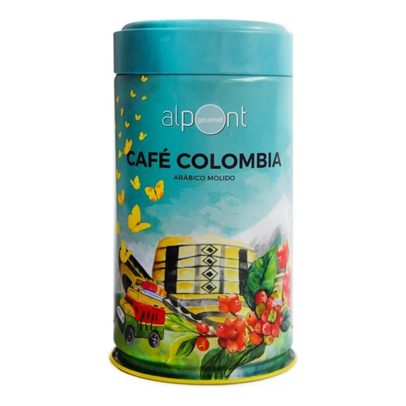 Café Colombia Molido Alpont Gourmet Lata 250 G