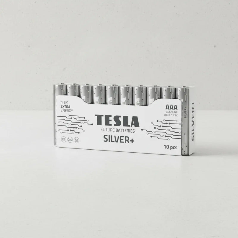 Pila Aaa Silver+ Paquete Con 10 Piezas, Larga Duración Y Alt