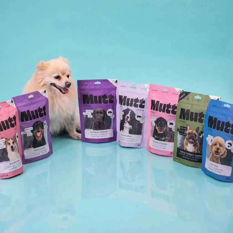 Premios Para Perros Mutt Atún Y Omega 3 80g Piel Y Pelaje