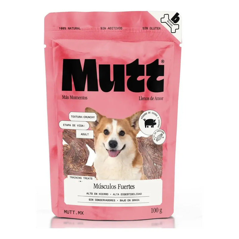 Premios Perro Mutt Hígado De Cerdo 100g Músculos Fuertes