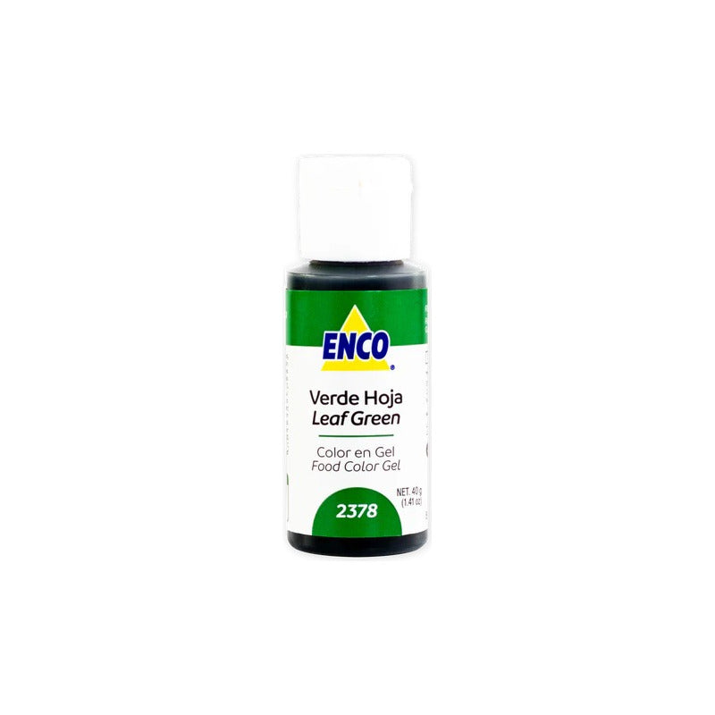 Colorante En Gel Verde Hoja Enco  (2pzs) 40g Verde Hoja