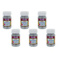 Pintura Acrílica Color Metálico Plata Brillante 6 Pz De 35ml Plata Brillante
