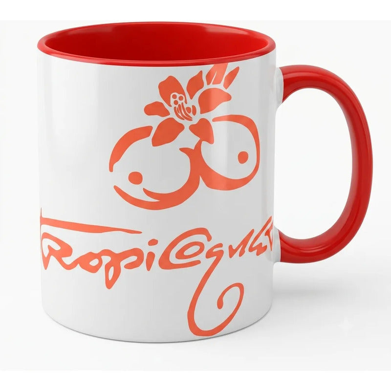 Taza Karol G (modelos) Naranja Tropicoqueta