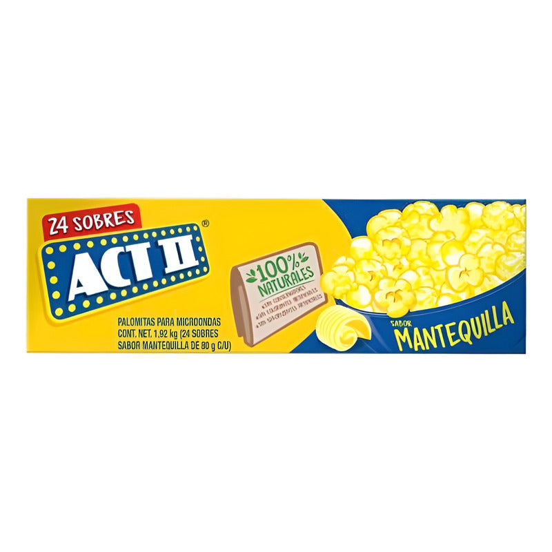Palomitas De Maíz Act Ii De Mantequilla De 1.92kg