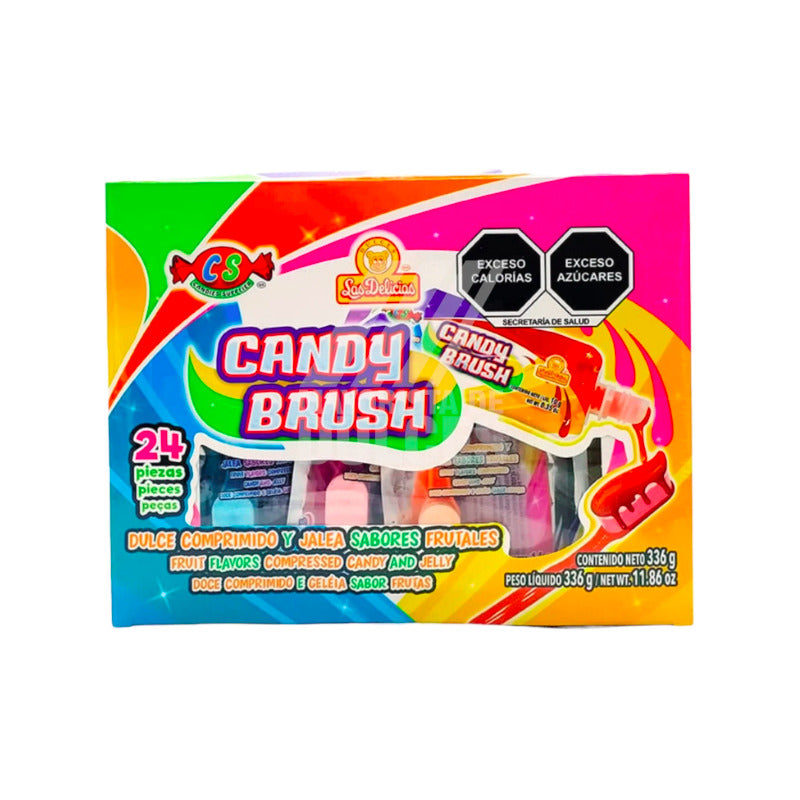 Dulce Candy Brush Las Delicias 12 Paquetes De 24 Piezas