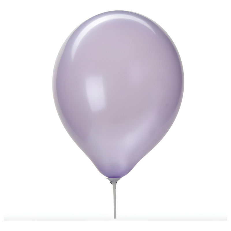 Globos Aperlados Color Morado De 30cm 1 Paquete De 50pz Morado