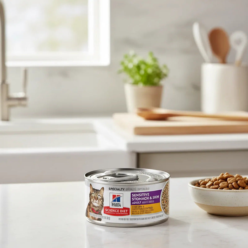 Alimento Húmedo Piel Y Estómago Sensibles Gato Adulto, 82 G
