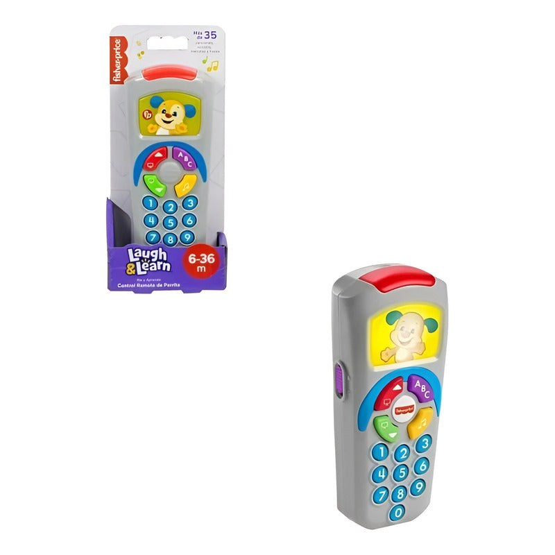 Juguete Para Bebés Fisher-price Control Remoto De Perrito Multicolor Control Remoto